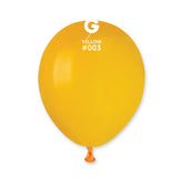 Globo 5" A50 Amarillo "Yellow 003" 100uds